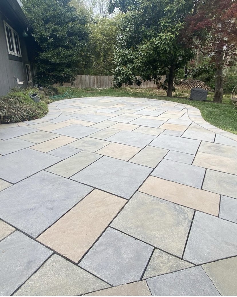 Weed Removal and Stone Patio Cleaning in Springfield, VA